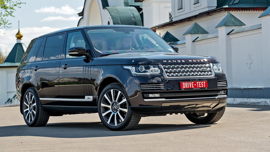 Land Rover Range Rover (2012). Выпускается с 2012 года. Девятнадцать базовых комплектаций. Цены от 6 352 000 до 12 250 000 руб.Двигатель от 3.0 до 5.0, дизельный и бензиновый. Привод полный. КПП: автоматическая.