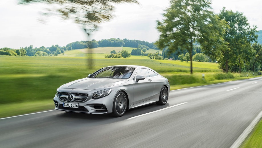 Mercedes-Benz S Coupe. Выпускается с 2017 года. Две базовые комплектации. Цены от 7 930 000 до 9 770 000 руб.Двигатель от 3.0 до 4.0, бензиновый. Привод полный. КПП: автоматическая.