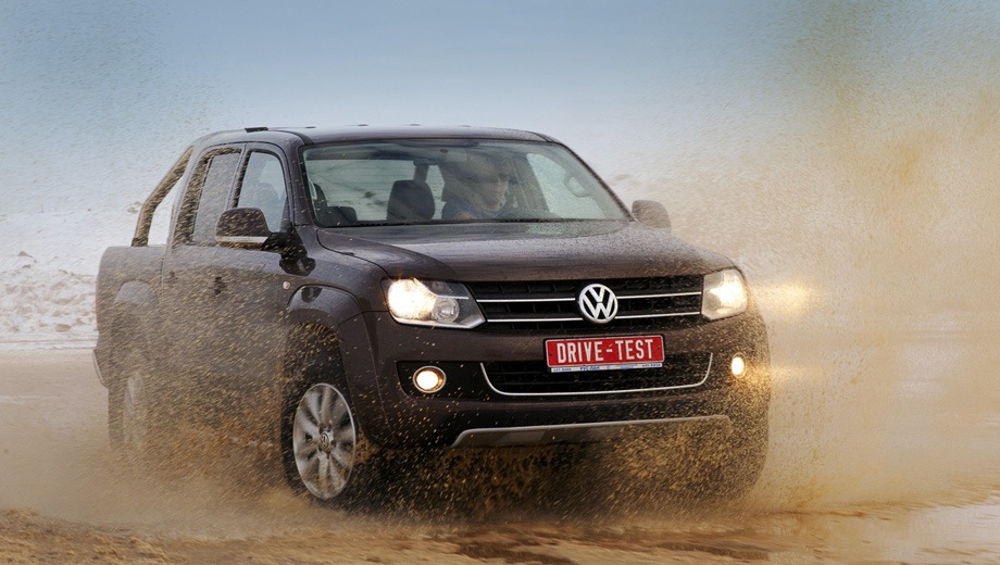 Volkswagen Amarok (2010). Выпускается с 2010 года. Восемнадцать базовых комплектаций. Цены от 1 846 400 до 2 712 800 руб.Двигатель 2.0, дизельный. Привод задний и полный. КПП: механическая и автоматическая.