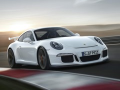 Porsche 911 GT3 (2013). Выпускается с 2013 года. Две базовые комплектации. Цены от 8 037 000 до 10 551 000 руб.Двигатель от 3.8 до 4.0, бензиновый. Привод задний. КПП: роботизированная.