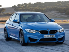 BMW M3 (2014). Выпускается с 2014 года. Одна базовая комплектация. Цена 4 230 000 руб.Двигатель 3.0, бензиновый. Привод задний. КПП: механическая.
