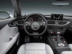 Audi RS7. Выпускается с 2013 года. Одна базовая комплектация. Цена 8 500 000 руб.Двигатель 4.0, бензиновый. Привод полный. КПП: автоматическая.