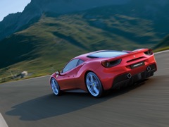 Ferrari 488 GTB. Выпускается с 2015 года. Одна базовая комплектация. Цена 20 000 000 руб.Двигатель 3.9, бензиновый. Привод задний. КПП: роботизированная.