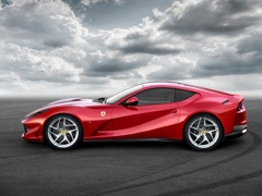 Ferrari 812 Superfast. Выпускается с 2017 года. Одна базовая комплектация. Цена 26 000 000 руб.Двигатель 6.5, бензиновый. Привод задний. КПП: роботизированная.