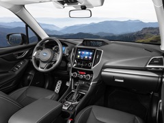 Subaru Forester. Выпускается с 2018 года. Семь базовых комплектаций. Цены от 2 609 000 до 3 389 900 руб.Двигатель от 2.0 до 2.5, бензиновый. Привод полный. КПП: вариатор.