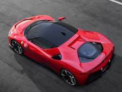 Ferrari SF90 Stradale. Выпускается с 2019 года. Одна базовая комплектация. Цена 36 000 000 руб.Двигатель 4.0, гибридный. Привод полный. КПП: роботизированная.