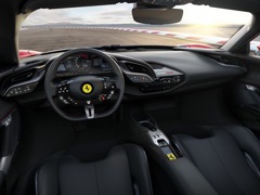 Ferrari SF90 Stradale. Выпускается с 2019 года. Одна базовая комплектация. Цена 36 000 000 руб.Двигатель 4.0, гибридный. Привод полный. КПП: роботизированная.