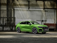 Audi RSQ8. Выпускается с 2019 года. Одна базовая комплектация. Цена 11 060 000 руб.Двигатель 4.0, бензиновый. Привод полный. КПП: автоматическая.