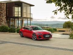 Audi RS7 Sportback. Выпускается с 2019 года. Одна базовая комплектация. Цена 10 300 000 руб.Двигатель 4.0, бензиновый. Привод полный. КПП: автоматическая.