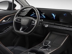 Omoda C5. Выпускается с 2024 года. Шесть базовых комплектаций. Цены от 2 569 900 до 3 309 900 руб.Двигатель 1.6, бензиновый. Привод передний и полный. КПП: вариатор и роботизированная.