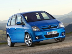 Opel Meriva OPC. Выпускается с 2002 года. Одна базовая комплектация. Цена 899 600 руб.Двигатель 1.6, бензиновый. Привод передний. КПП: механическая.