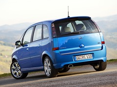 Opel Meriva OPC. Выпускается с 2002 года. Одна базовая комплектация. Цена 899 600 руб.Двигатель 1.6, бензиновый. Привод передний. КПП: механическая.