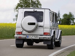 Mercedes-Benz G 55 AMG. Выпускается с 1990 года. Одна базовая комплектация. Цена 7 050 000 руб.Двигатель 5.4, бензиновый. Привод полный. КПП: автоматическая.