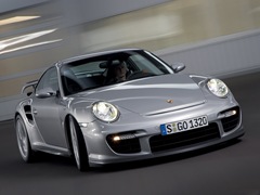 Porsche 911 GT2 (2004). Выпускается с 2004 года. Одна базовая комплектация. Цена 9 195 600 руб.Двигатель 3.6, бензиновый. Привод задний. КПП: механическая.