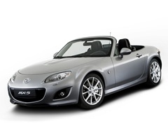 Mazda MX-5. Выпускается с 2005 года. Две базовые комплектации. Цены от 1 315 000 до 1 325 000 руб.Двигатель 2.0, бензиновый. Привод задний. КПП: механическая и автоматическая.