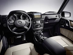 Mercedes-Benz G 5D (1990). Выпускается с 1990 года. Три базовые комплектации. Цены от 6 700 000 до 19 240 000 руб.Двигатель от 3.0 до 4.0, дизельный и бензиновый. Привод полный. КПП: автоматическая.