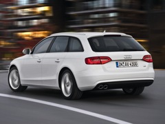 Audi A4 Avant (2008). Выпускается с 2008 года. Двенадцать базовых комплектаций. Цены от 1 550 000 до 2 770 000 руб.Двигатель от 1.8 до 3.0, бензиновый и дизельный. Привод передний и полный. КПП: механическая, вариатор и роботизированная.