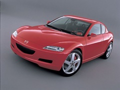 Mazda RX-8. Выпускается с 2003 года. Две базовые комплектации. Цены от 1 379 000 до 1 535 000 руб.Двигатель 1.3, бензиновый. Привод задний. КПП: механическая.