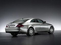 Mercedes-Benz CLS (2004). Выпускается с 2004 года. Три базовые комплектации. Цены от 3 000 000 до 4 100 000 руб.Двигатель от 3.0 до 5.5, бензиновый. Привод задний. КПП: автоматическая.