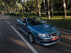 Saab 9-3 Convertible. Выпускается с 2003 года. Шесть базовых комплектаций. Марка официально не представлена на российском рынке.Двигатель от 2.0 до 2.8, бензиновый. Привод передний. КПП: автоматическая и механическая.