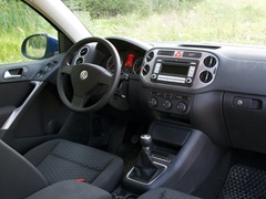 Volkswagen Tiguan (2007). Выпускается с 2007 года. Пять базовых комплектаций. Цены от 995 000 до 1 248 000 руб.Двигатель от 1.4 до 2.0, бензиновый и дизельный. Привод полный. КПП: механическая и автоматическая.