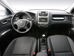Kia Sportage (2004). Выпускается с 2004 года. Семь базовых комплектаций. Цены от 699 900 до 939 900 руб.Двигатель 2.0, бензиновый. Привод передний и полный. КПП: механическая и автоматическая.