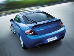 Hyundai Coupe. Выпускается с 2002 года. Четыре базовые комплектации. Цены от 891 900 до 1 093 900 руб.Двигатель от 2.0 до 2.7, бензиновый. Привод передний. КПП: механическая и автоматическая.