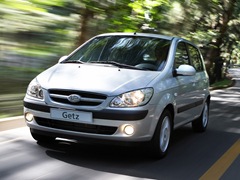 Hyundai Getz 5D. Выпускается с 2002 года. Семь базовых комплектаций. Цены от 368 900 до 484 900 руб.Двигатель от 1.1 до 1.4, бензиновый. Привод передний. КПП: механическая и автоматическая.