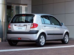 Hyundai Getz 5D. Выпускается с 2002 года. Семь базовых комплектаций. Цены от 368 900 до 484 900 руб.Двигатель от 1.1 до 1.4, бензиновый. Привод передний. КПП: механическая и автоматическая.
